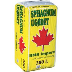 BMB Grov gartner Sphagnum 0-50mm 18x300L inkl. levering Spagnum