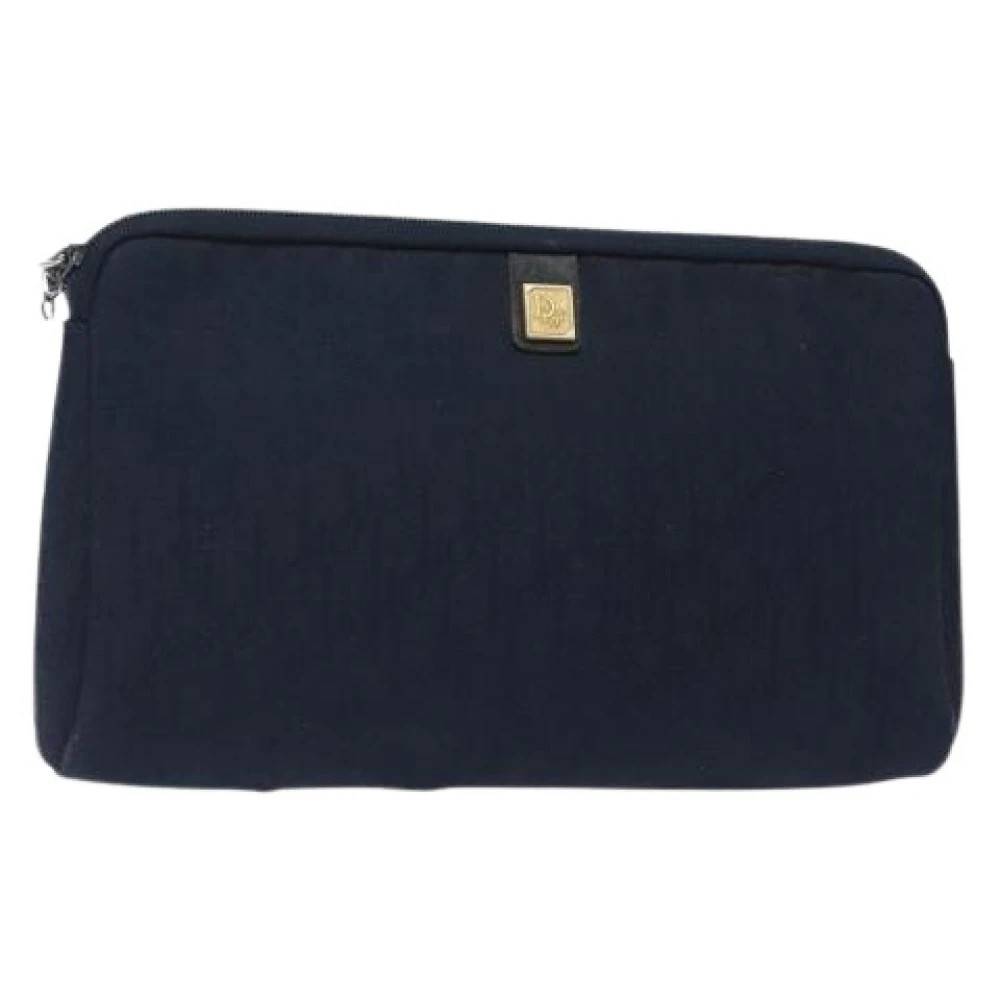 Dior Vintage - Pre-owned Vintage Trotter Canvas Clutch Vintage - Dam - ONE Size - Läder