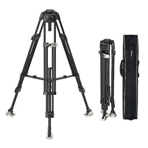 SMALLRIG FreeBlazer Heavy-Duty Carbon Fiber Tripod, 72" Video Bowl Tripod med One-Step Locking System, Load up to 25 kg, för Camera, Camcorder - 4167