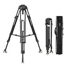 SMALLRIG FreeBlazer Heavy-Duty Carbon Fiber Tripod, 72" Video Bowl Tripod med One-Step Locking System, Load up to 25 kg, för Camera, Camcorder - 4167