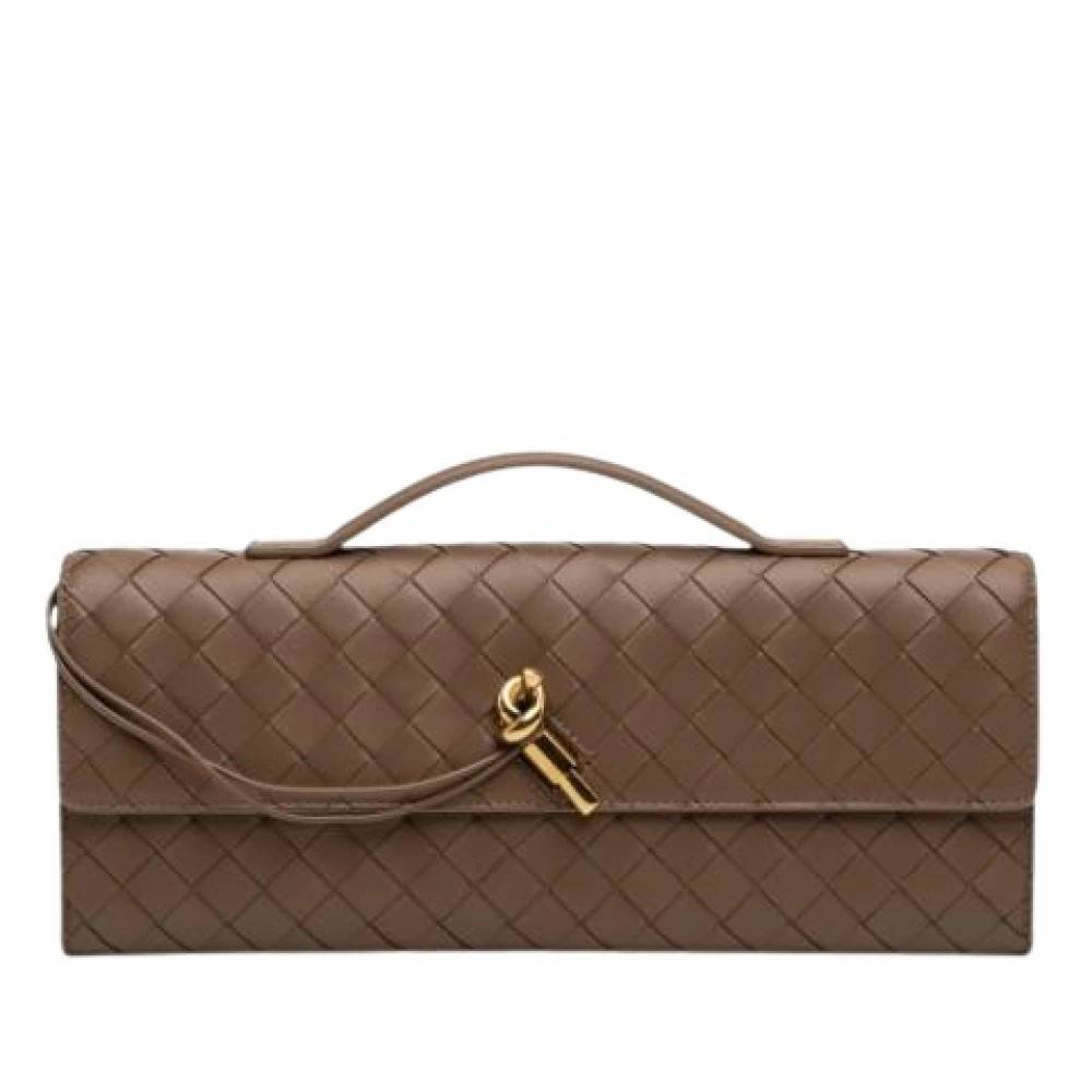 Bottega Veneta Vintage Pre-owned Laeder clutches - Vintage - Dame - Brun - ONE SIZE -