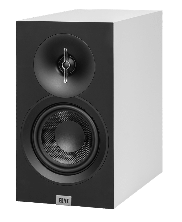Elac Debut 3.0 B5.3 - Mattvit satinsvart frontbaffel - Stativhögtalare Mattvit/Satinsvart frontbaffel