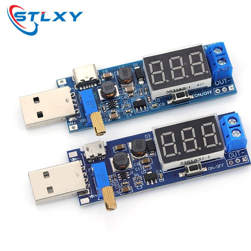 DC-DC 5V to 3.5V / 12V USB Step UP / Down Power Supply Module Adjustable Boost Buck Converter Out DC 1.2V-24V