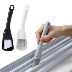Window Groove Cleaning Brush Windows Slot Cleaner for Door Floor Gap Keyboard Brush+Dustpan 2 In 1 Household Cleaning Tools Kit vit