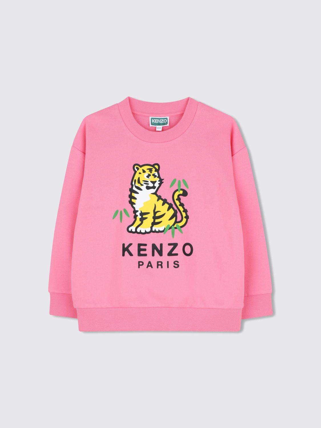 Kenzo Kids Sweatshirt für Jungen aus Baumwolle mit Kontrastlogo und Rundhalsausschnitt - 10