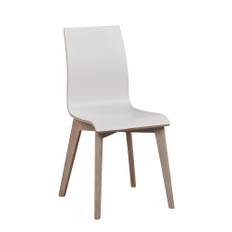 Gracy stol vit laminat/vitpigmenterad ek