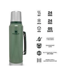 Stanley Legendary Classic Bottle 1.9 liter - Hammertone Green