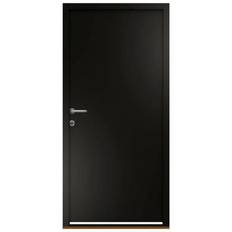 Swedoor Clever-line P-1200 facadedør inkl. karm, højre ind, sort - 94,8 x 198 cm
