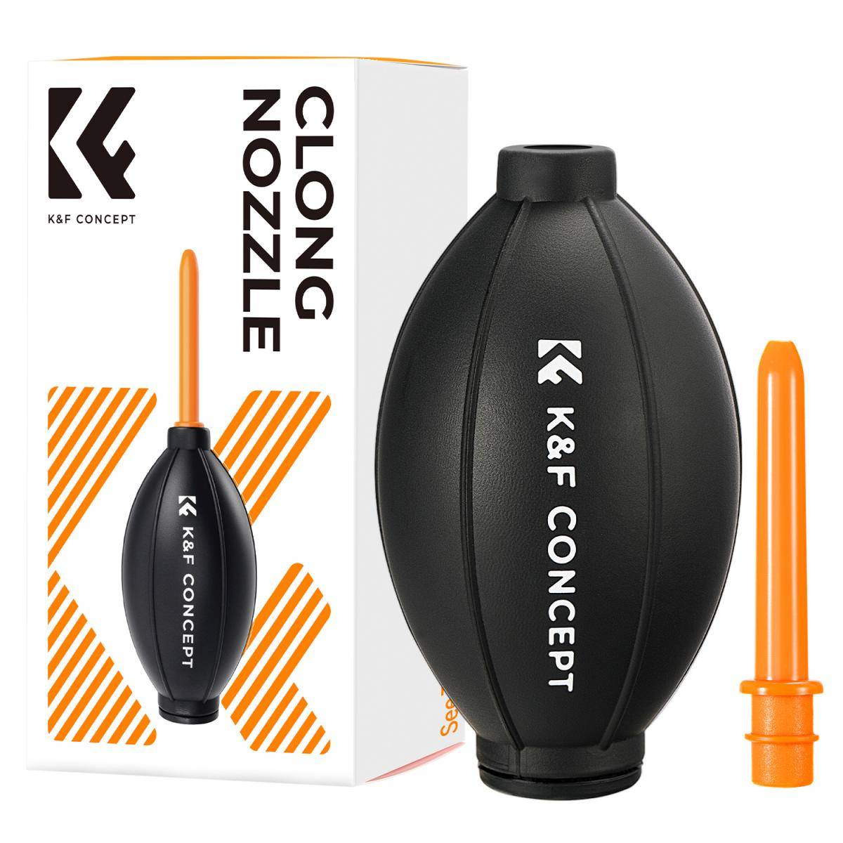KENTFAITH K&F Concept Lens Air Blower, Rubber Bulb Air Pump Dust Blower Cleaner, with Long Nozzle for Cell Phone, Tablet, Camera Lens Sensors, Keyboard,Telescopes
