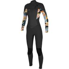 O'Neill Girls Epic 4/3mm Chest Zip GBS Wetsuit - Black / De