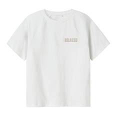 Name It T-shirt - NkmRob - Bright White - Name It - 7-8 år (122-128) - T-shirt