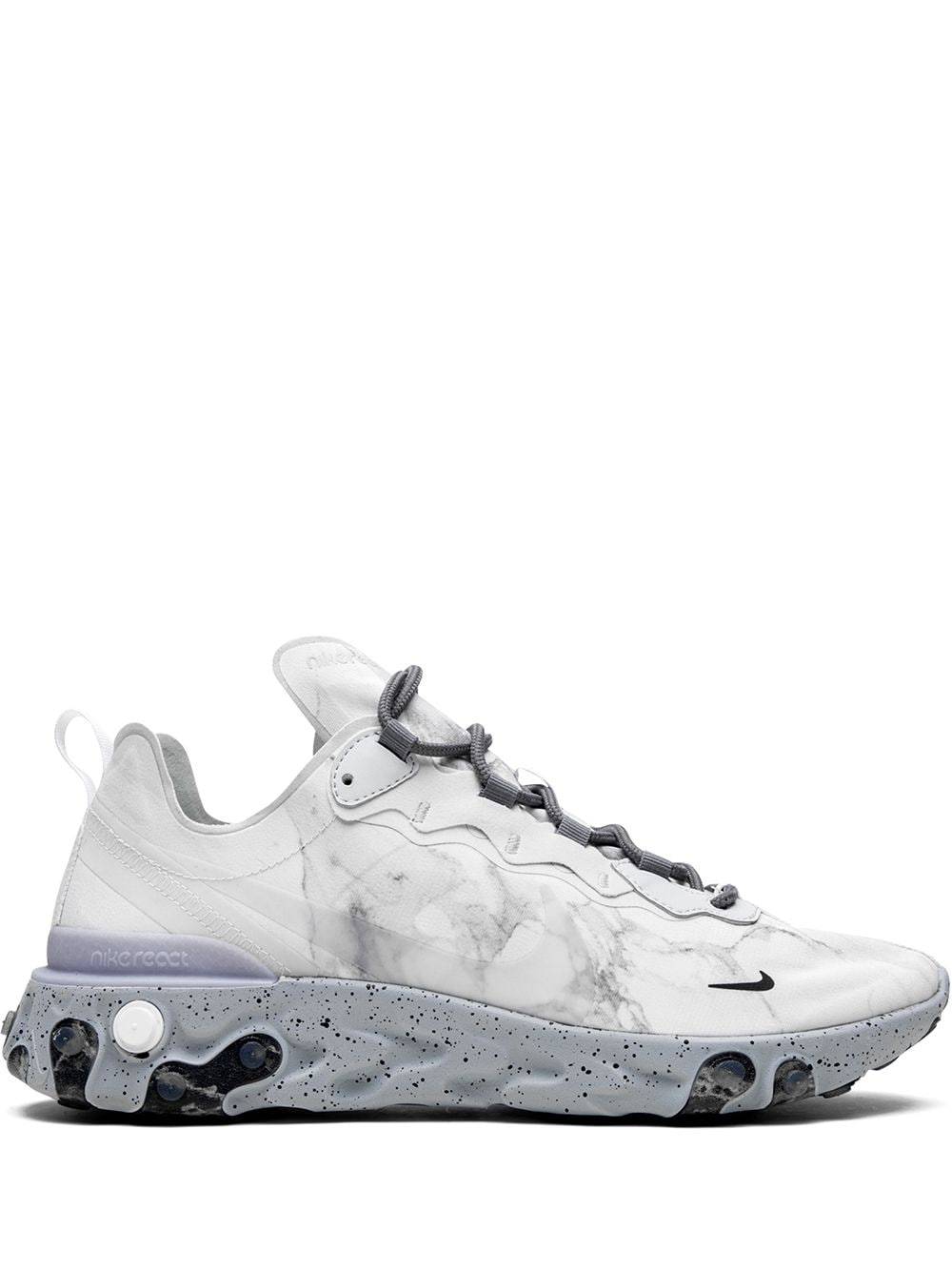 Nike - React Element 55/KL låga sneakers - unisex - polyamid/polyamid/gummi - 7 - Grå