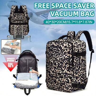 Wizz Air kabinstorlek 40x30x20 cm Konvertibel personlig tillhörighet/handbagage/kortreseryggsäck, passar enkelt under sätet, bärbar, TSA-kompatibel ry - Multifärgad