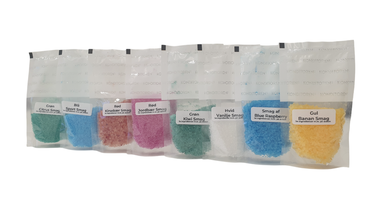 Provförpackning med sockervadd - 8x50 g, totalt 400 g