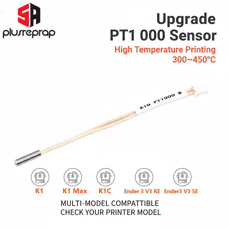 Upgrade PT1000 Temperature Sensor Resistor - High Precision 300-450°C for Creality K1/K1 Max/K1C/Ender 3 V3 SE/V3 KE 3D Printer