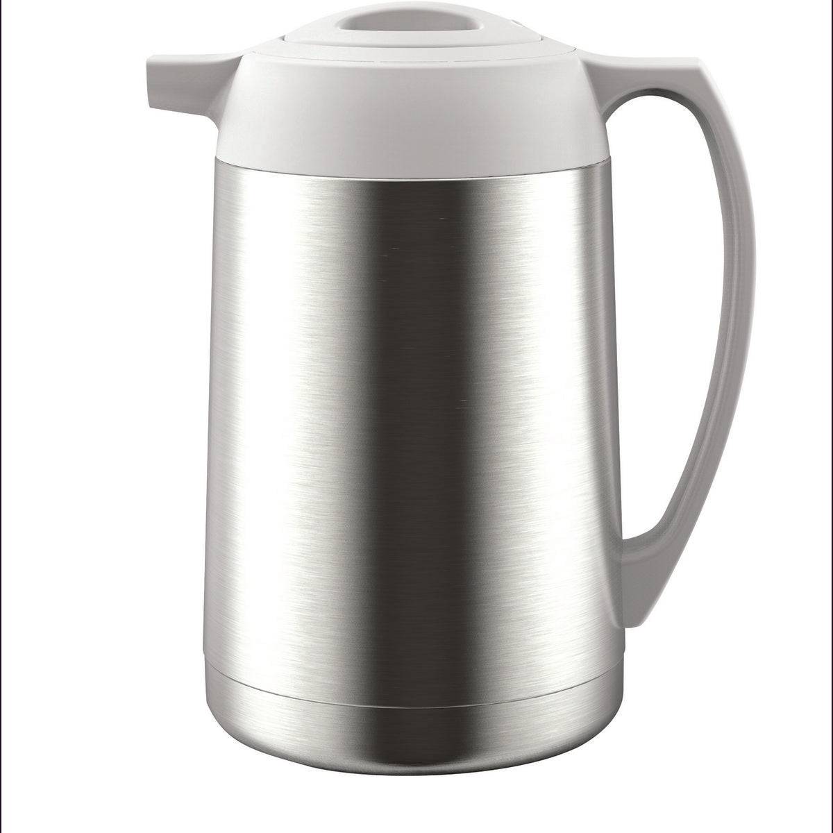 Stainless steel insulated coffee server 1 L – grey