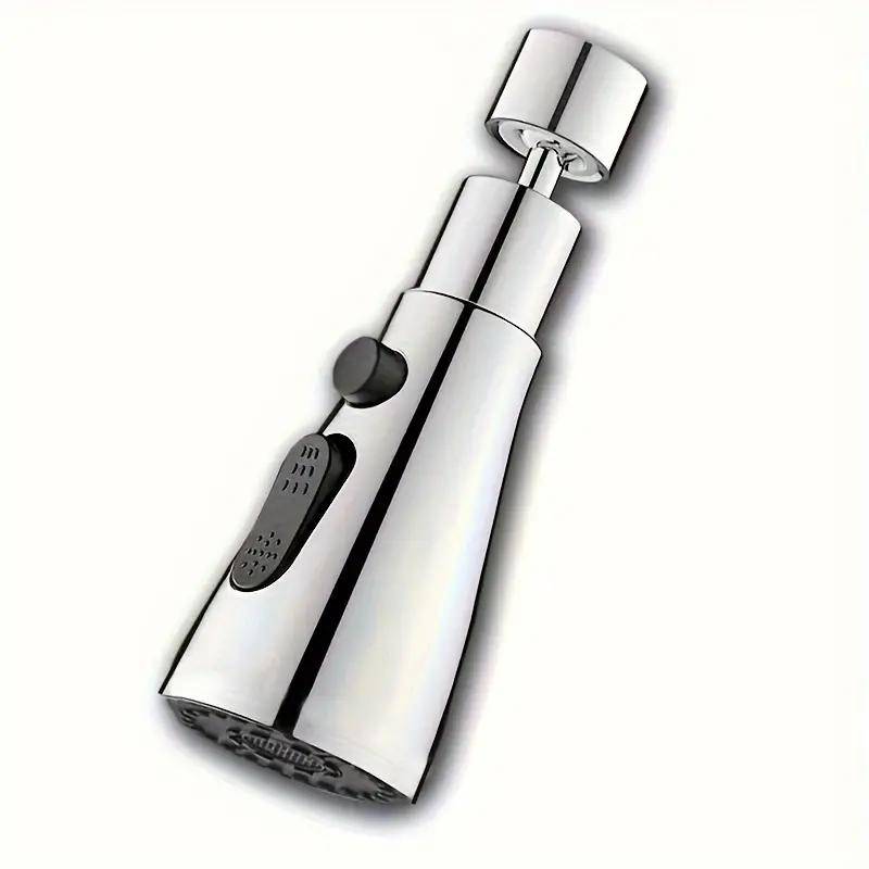 3-in-1 Faucet Sprayer Extender Splash-Proof Leakproof 360 Degree Ajustable For Bathroom Kitchen Sink Tap Replacement