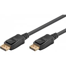 DP8K displayport adapterkabel 1.4, Ultra HD, DP han - DP han, 30Hz, sort, 5 m