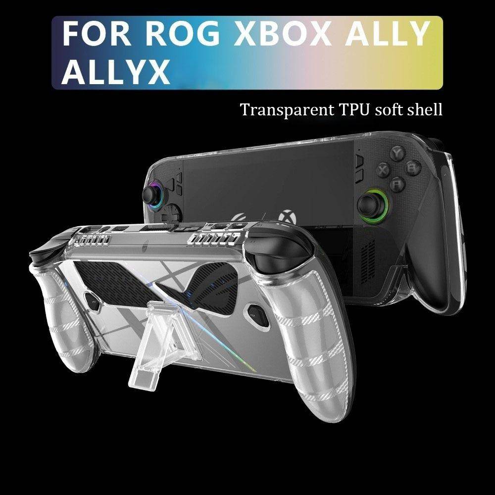 Transparent skyddsskal med stativ för ROG Xbox Ally/Ally X ren