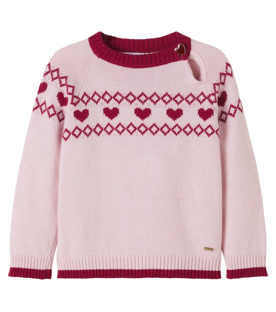 Patachou Jersey en jacquard - rosa - Y 12