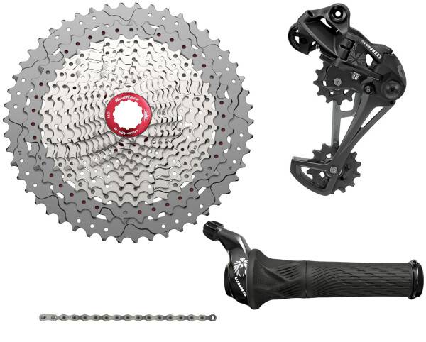 SRAM/Sunrace 12-Speed Grupp till vanlig body 11-50T vridbart grepp