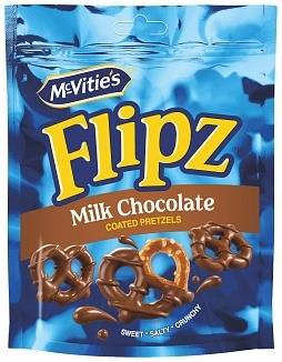 Flipz - Milk Chocolate 70g.