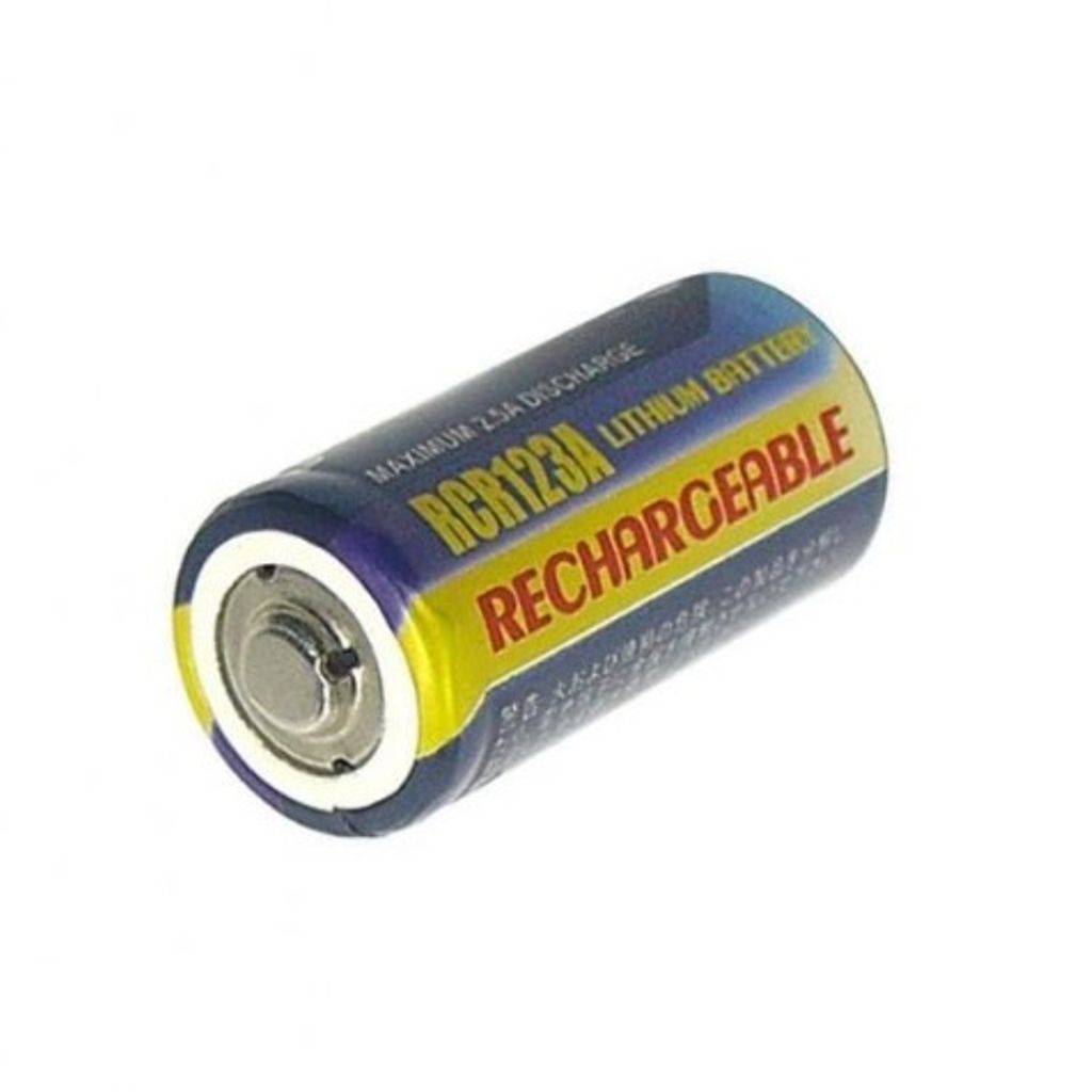 CR123A Li-ion 3.0V laddningsbart