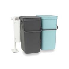 Sorteringsaffaldsspand Indbygningsmodul fra Brabantia - 2 x 16 Liter