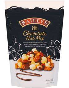 Baileys Chocolate Nut Mix - Nötter och Popcorn med Choklad och Karamell 140 Gram