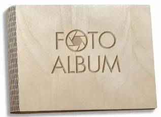 Fotoalbum i Björk liggande A5