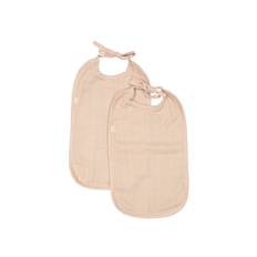 Bib Long (2-pack), Hagesmæk - Grey Sand - OS