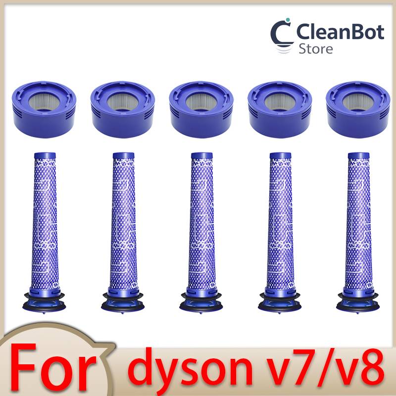 For Dyson V8 V7 Accessories Robot Vacuum Cleaner Washable Filter Replacement Spare Parts