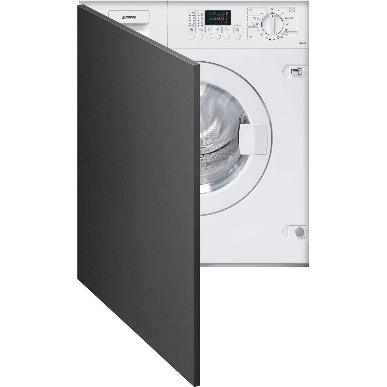 Inbyggd tvättmaskin-torktumlare 60 Universal LSIA127 7/4 kg 15 program Vit