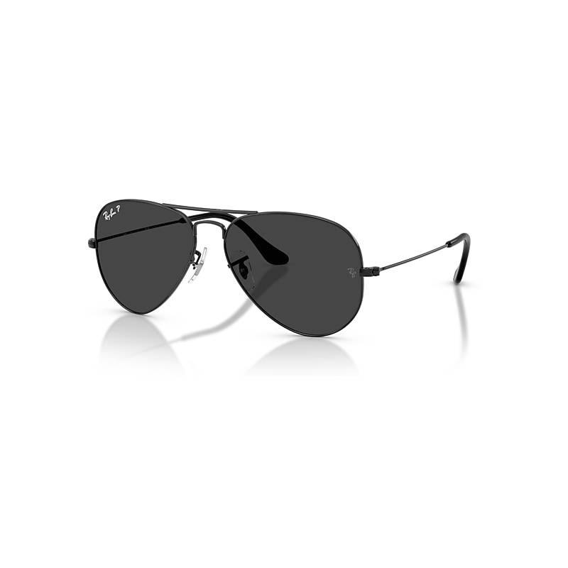 Ray-Ban AVIATOR CLASSIC Solglasögon Svart Montura Svart Lentes polariserade 62-14