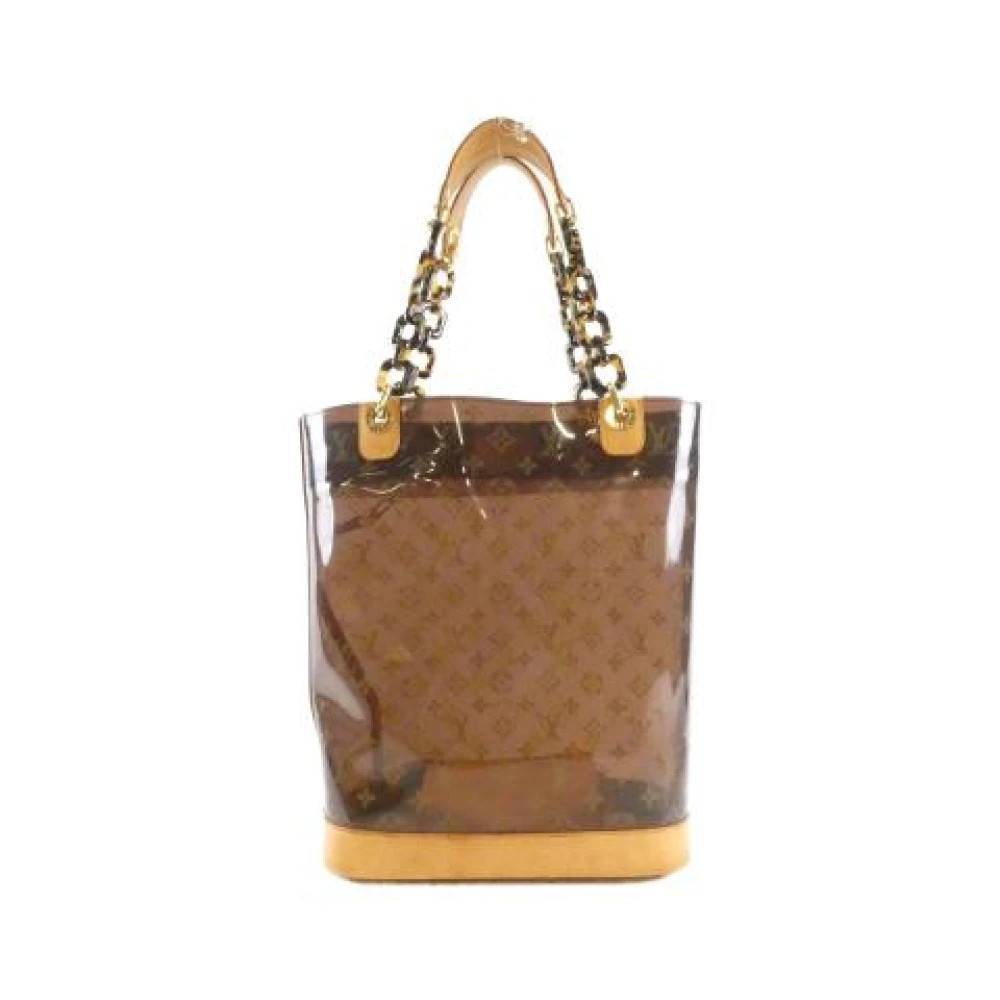 Louis Vuitton Vintage Pre-owned Monogram Cabas Ambre Tote Bag - Vintage - Dame - Brun - ONE SIZE - Uld