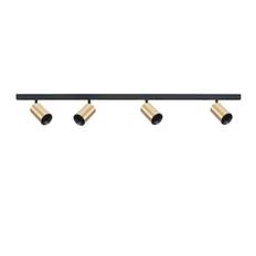 ANTIDARK - Designline Tube Kit PRO 4 Loftlampe 1,9m Messing/Sort