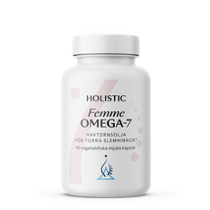 Femme Omega-7 havtornsolja, 90 kapslar - Holistic