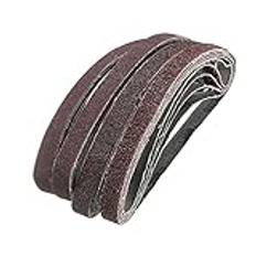 slipband,Slipbälten, 20ST 1/2 x 18 40-120Grit Mixed Powerfile Slipband Passar for Black &Decker