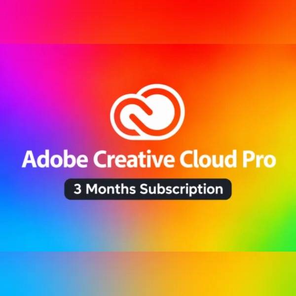 Adobe Creative Cloud Pro - 3 Months Subscription Key - GLOBAL.