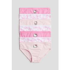 Flicka - Rosa 7-pack trosa briefs i bomull - Size: 110/116 (4-6Y) - H&M - Rosa/Hello Kitty (110/116 (4-6Y))
