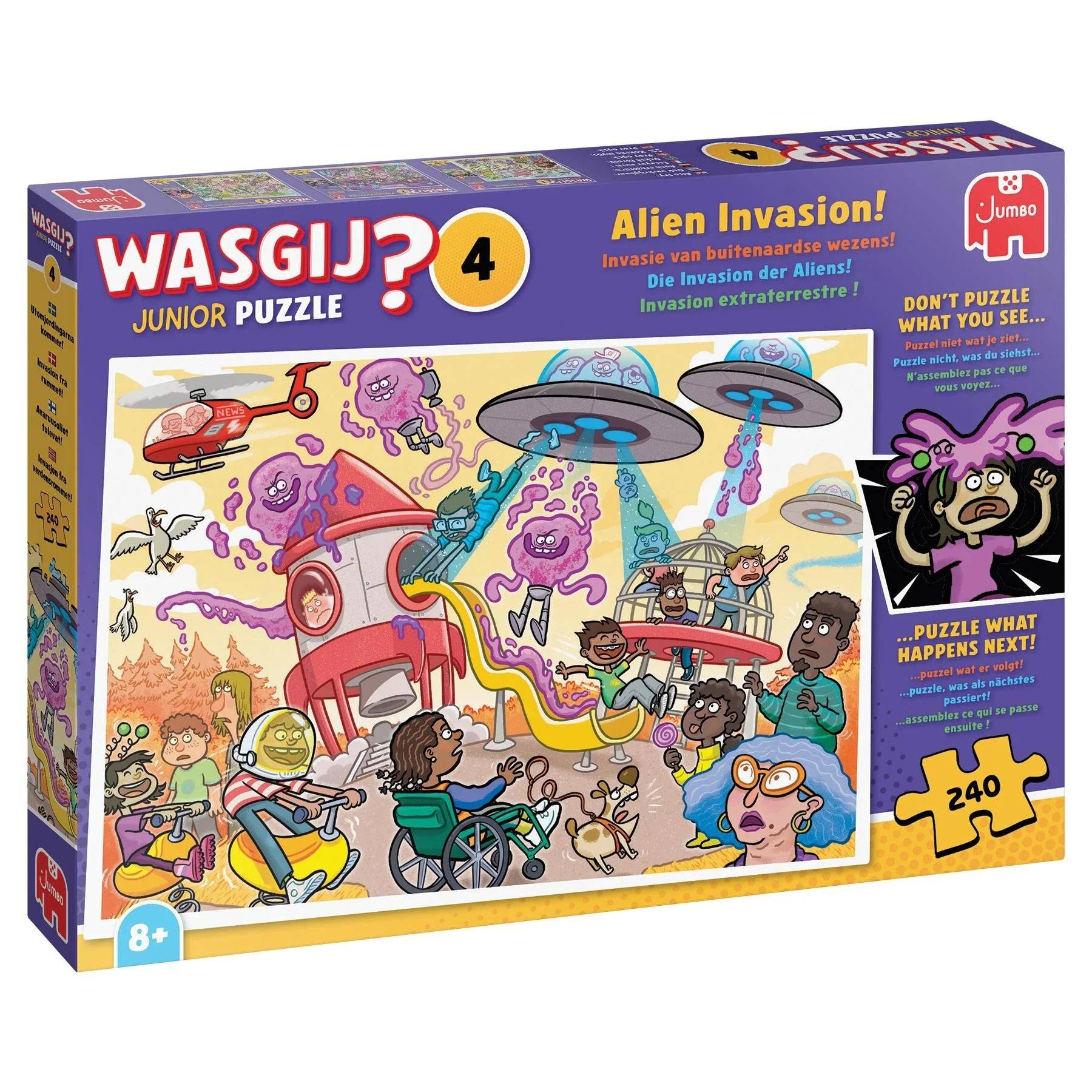 Wasgij Junior 4 Alien Invasion - 240 Brikker