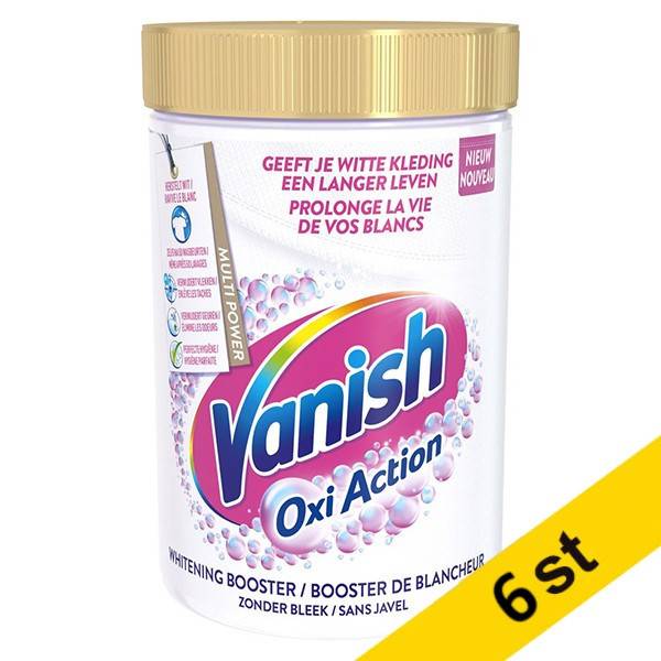 Fläckborttagningsmedel 710g | Vanish Oxi Action Powder Whitening Booster | 6st
