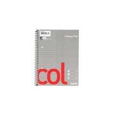 BLOK A5 KOLLEGIEBLOK BANTEX MED SPIRAL LINIERET 70 BLADE 70GR. 100051863