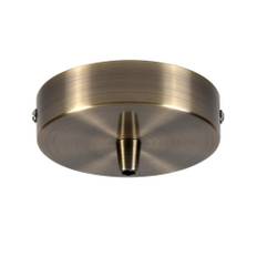 Lumiere Abode Single Cable Round Ceiling Rose in Brushed Bronze