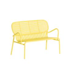 Petite Friture - Week-End Double Sofa, Yellow - Trädgårdsbänkar - Studio Brichet-Ziegler - Gul - Metall