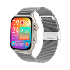 Philippe Palmer Smart Watch LP27 AMOLED Silver Mesh