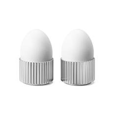 Georg Jensen Bernadotte æggebægre i  stål (sæt med 2 stk).