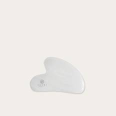 Sanzi Beauty Gua Sha White Jade Round - Hos Frisøren & Baronen