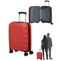 American Tourister Air Move resväska med 4 hjul - 55 cm - röd