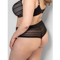 Plaisir Zoe Brazilian - Sort stribet g-streng trusse